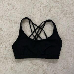 Victoria's Secret Black Crisscross Sports Bra